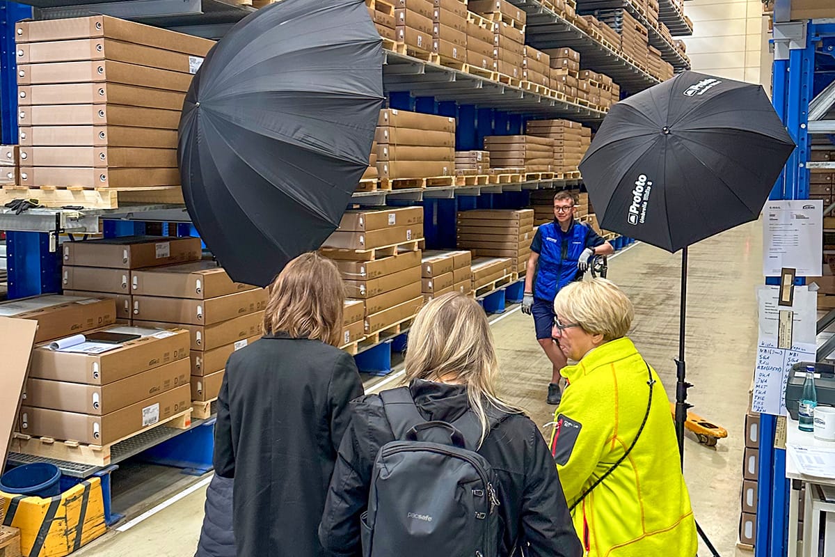 Mitarbeiter Fotoshooting