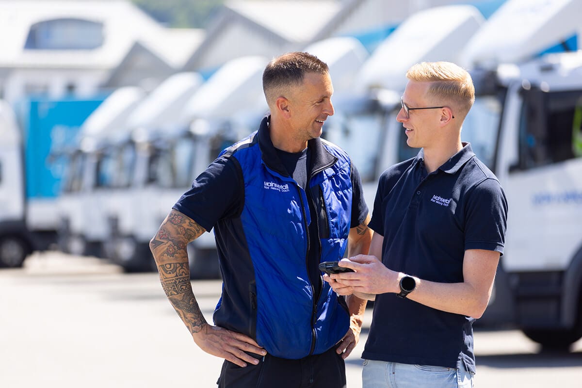 Mainmetall Leistungen Lieferservice